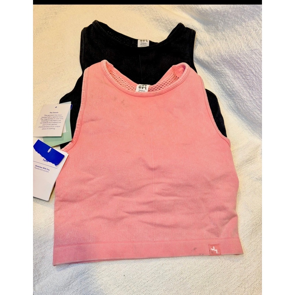 Set of 2 - New Jay Lab Sport Top Mesh - Sport Bra - size Medium -